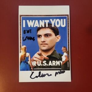 Conrad Dunn Stripes Hand Signed 4x6 Autograph Photo A